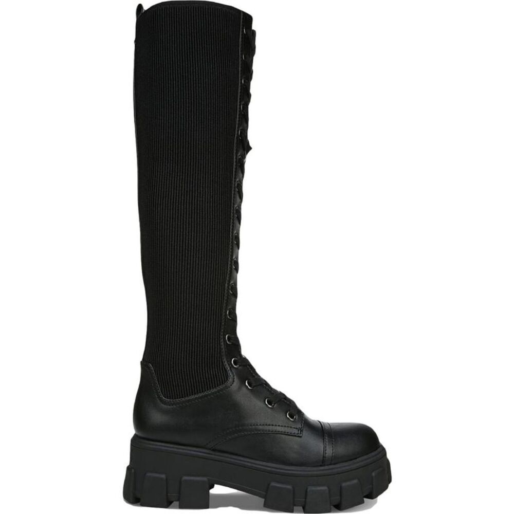 Circus by Sam Edelman Womens Dinah Black Combat & Lace-up Boots Shoes NWT - Picture 2 of 4